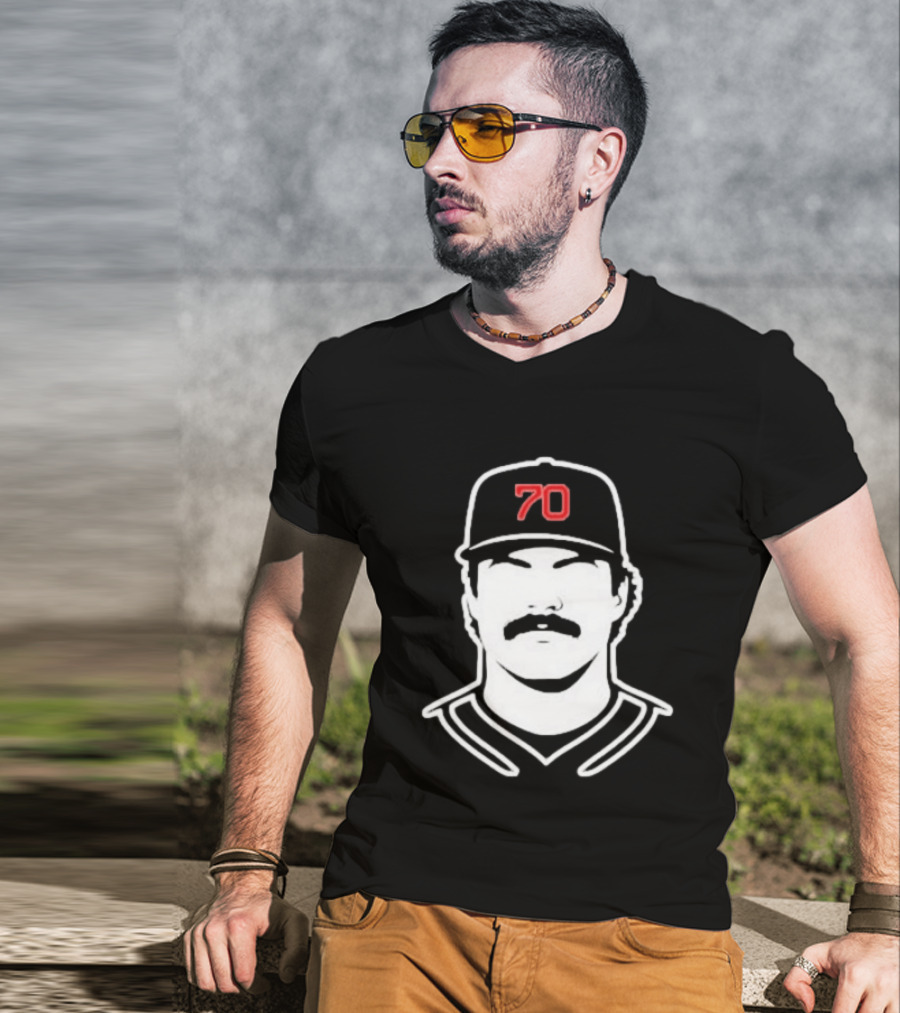 Payton Tolle Number 70 Baseball Boston Red Sox T-Shirt