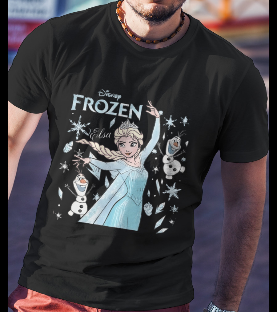Disney Frozen Elsa Olaf Snow Queen T-Shirt