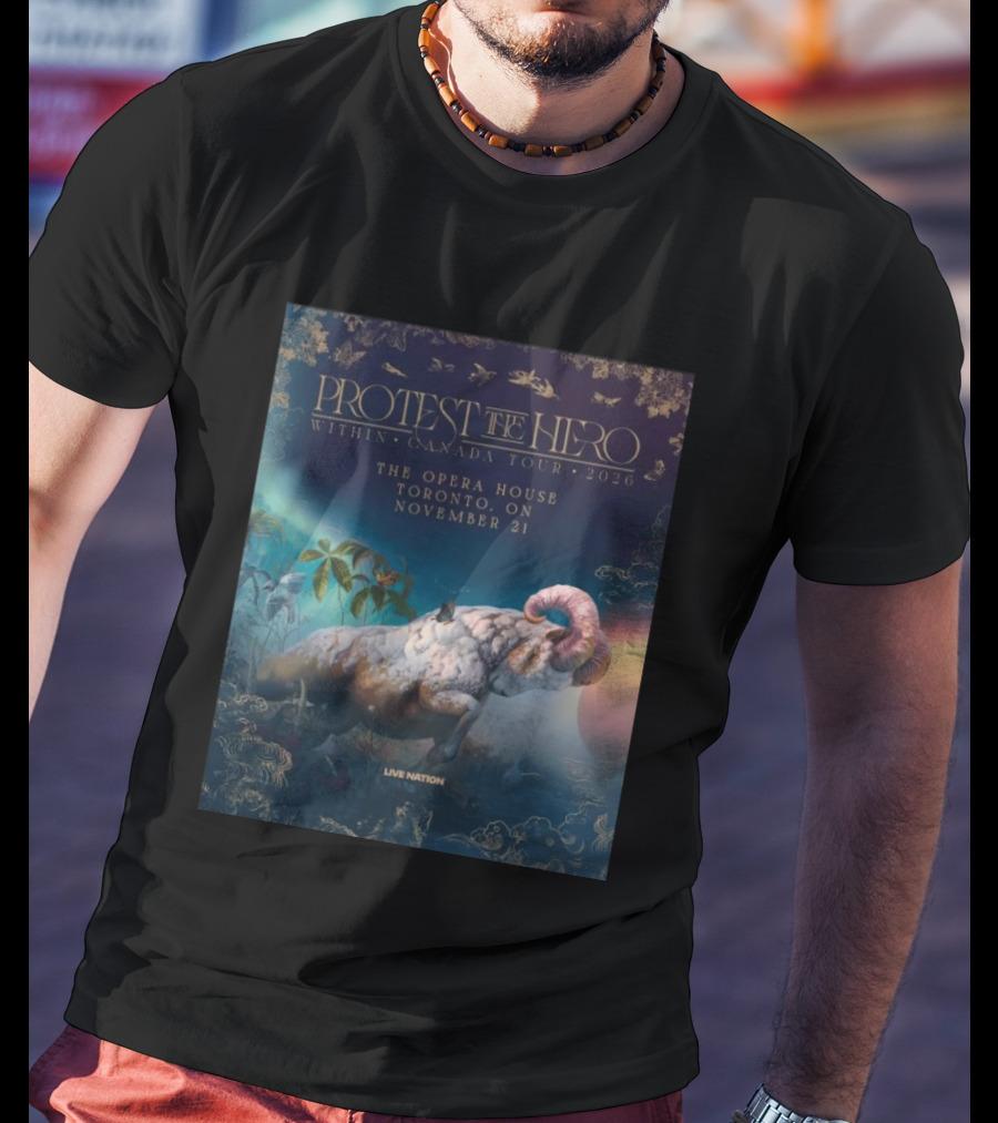 Protest The Hero Within Canada Tour 2026 Opera House Toronto November 21 Live Nation T-Shirt
