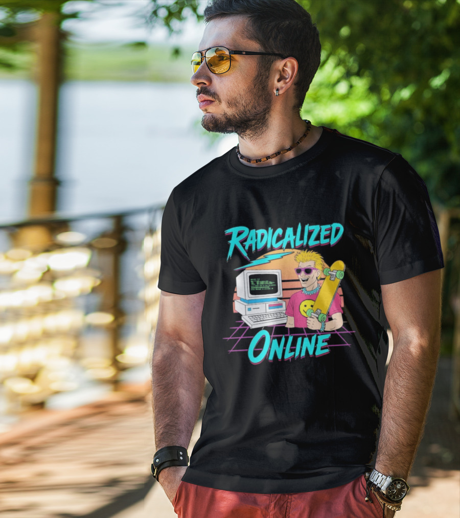 Radicalized Online Skater Computer T-Shirt