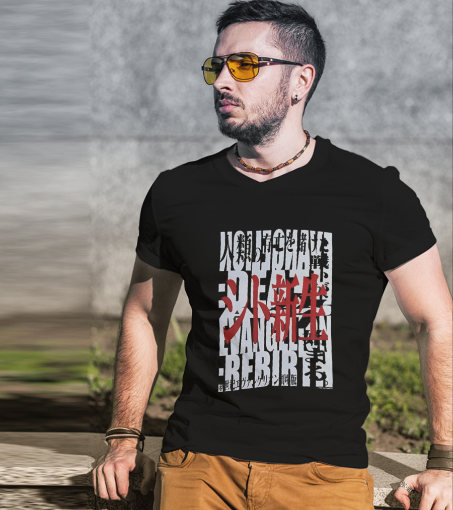 Neon Genesis Evangelion Death Rebirth Japanese T-Shirt