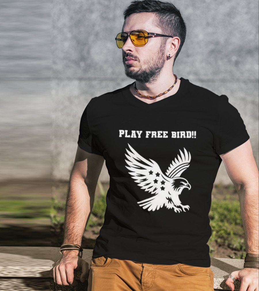 Play Free Bird Eagle Skynyrd Supremacist T-Shirt