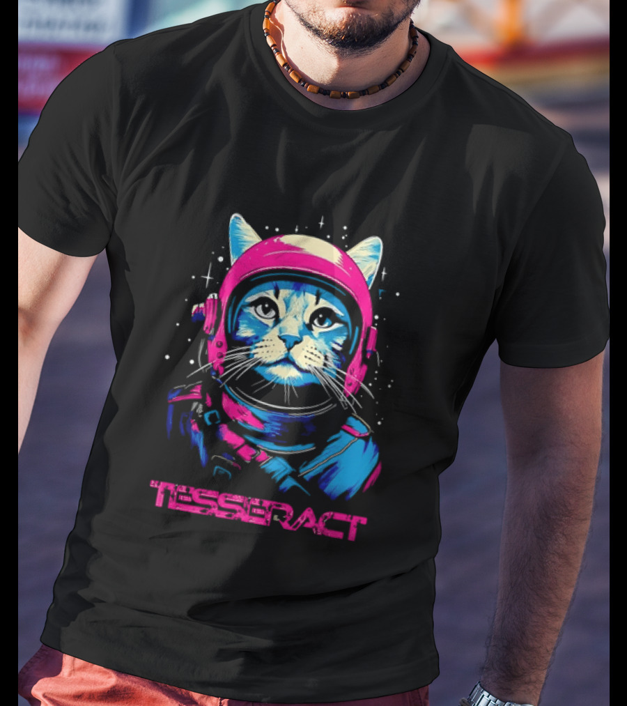 TesseracT Cosmic Cat Astronaut T-Shirt