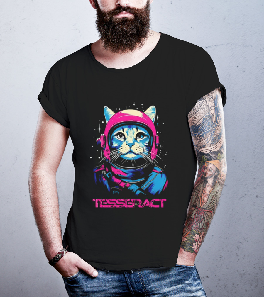 TesseracT Cosmic Cat Astronaut T-Shirt