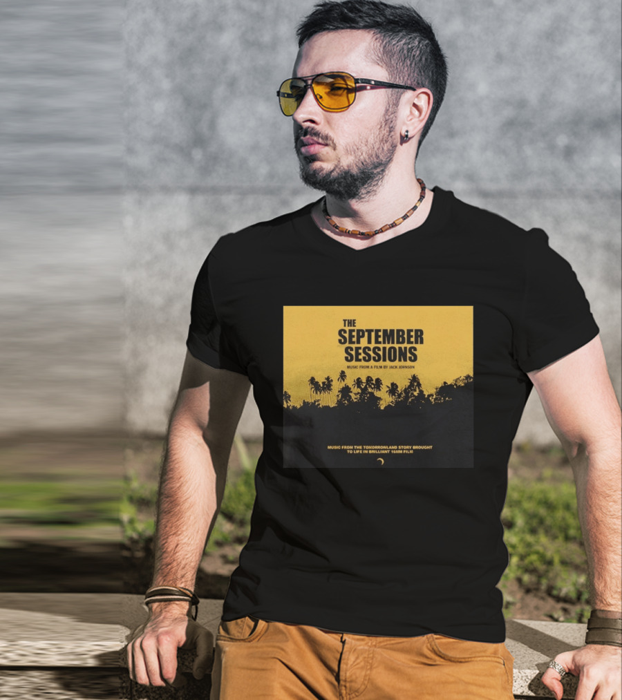 The September Sessions Music From A Film By Jack Johnson Tomorrowland Story 16mm Film T-Shirt