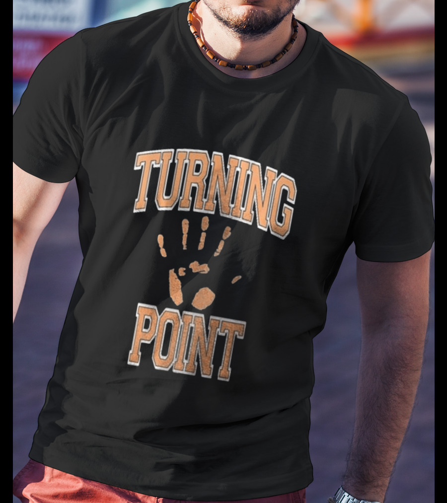 Turning Point Handprint Motivation Dawn Darkness T-Shirt