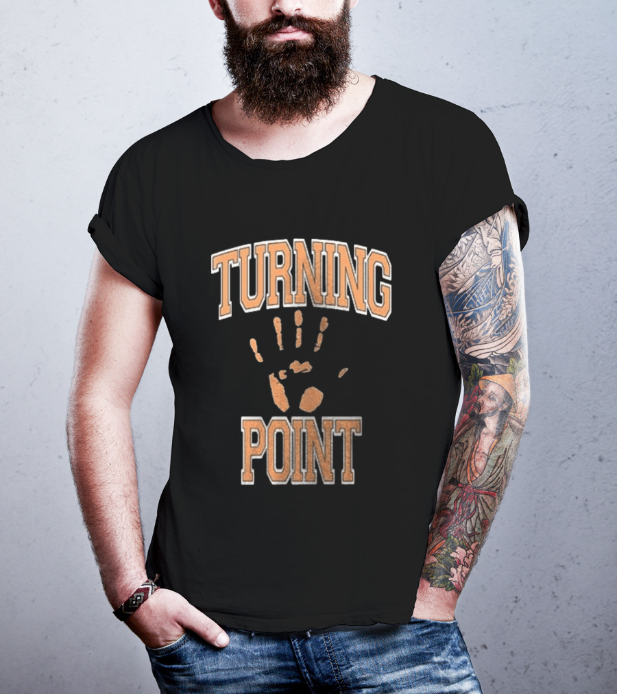 Turning Point Handprint Motivation Dawn Darkness T-Shirt