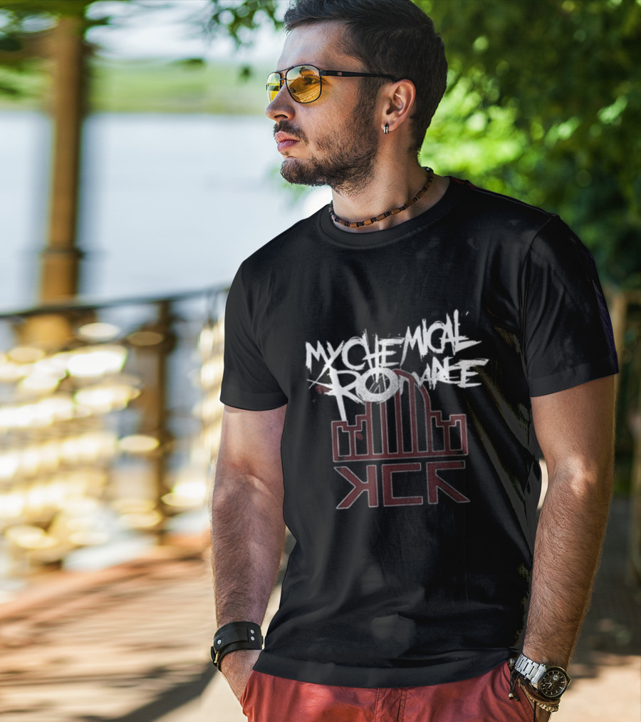 My Chemical Romance Long Live The Black Parade UK Tour Skeleton MCR T-Shirt
