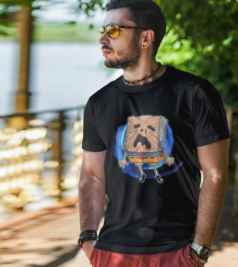 SpongeBob Necronomicon Mashup NecronomiBob T-Shirt