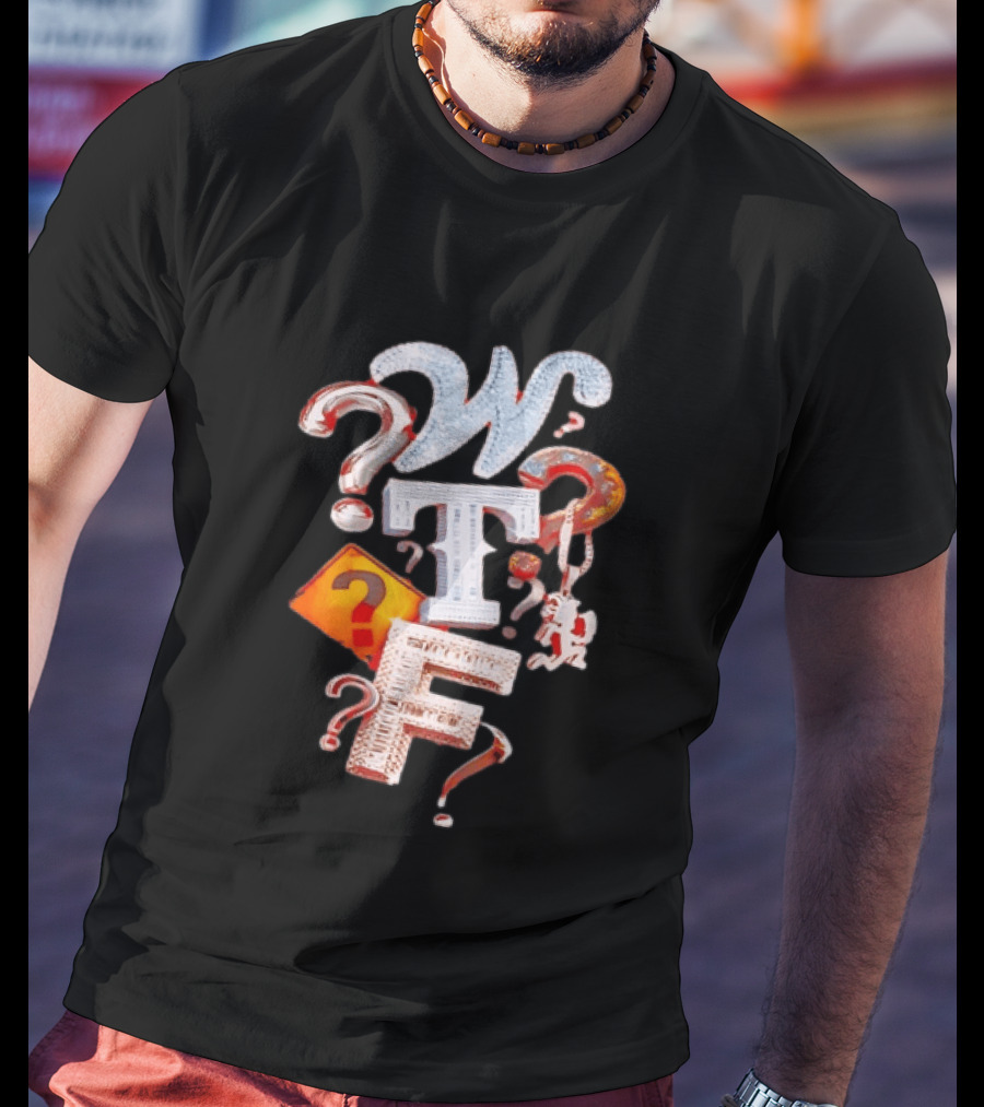 WTF Hatchetman ICP Insane Clown Posse Question Marks T-Shirt