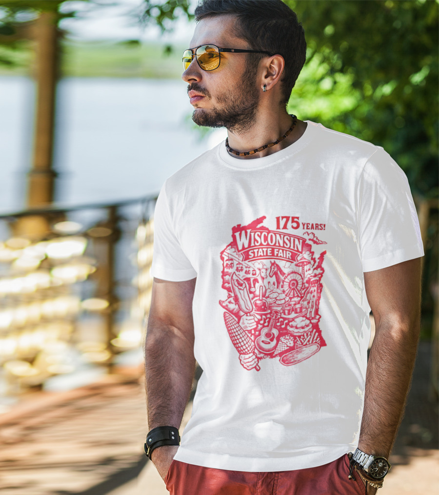 Wisconsin State Fair 175 Years Celebration T-Shirt