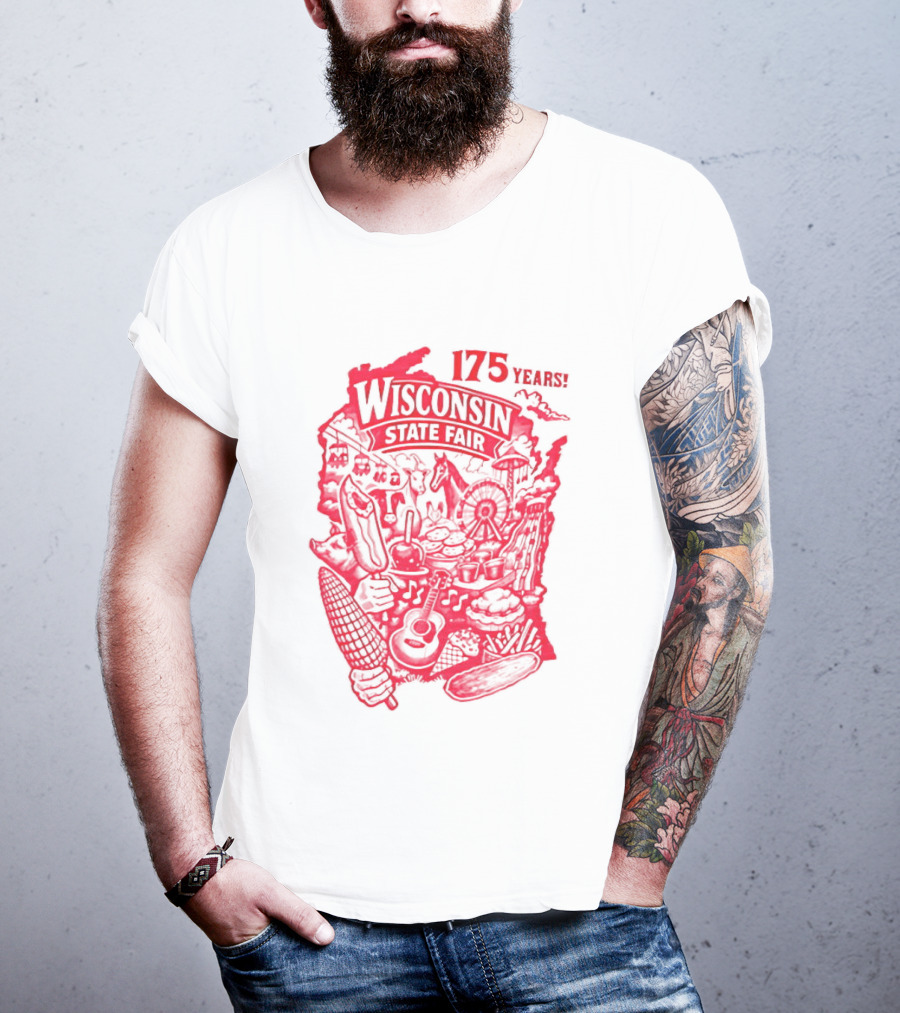 Wisconsin State Fair 175 Years Celebration T-Shirt