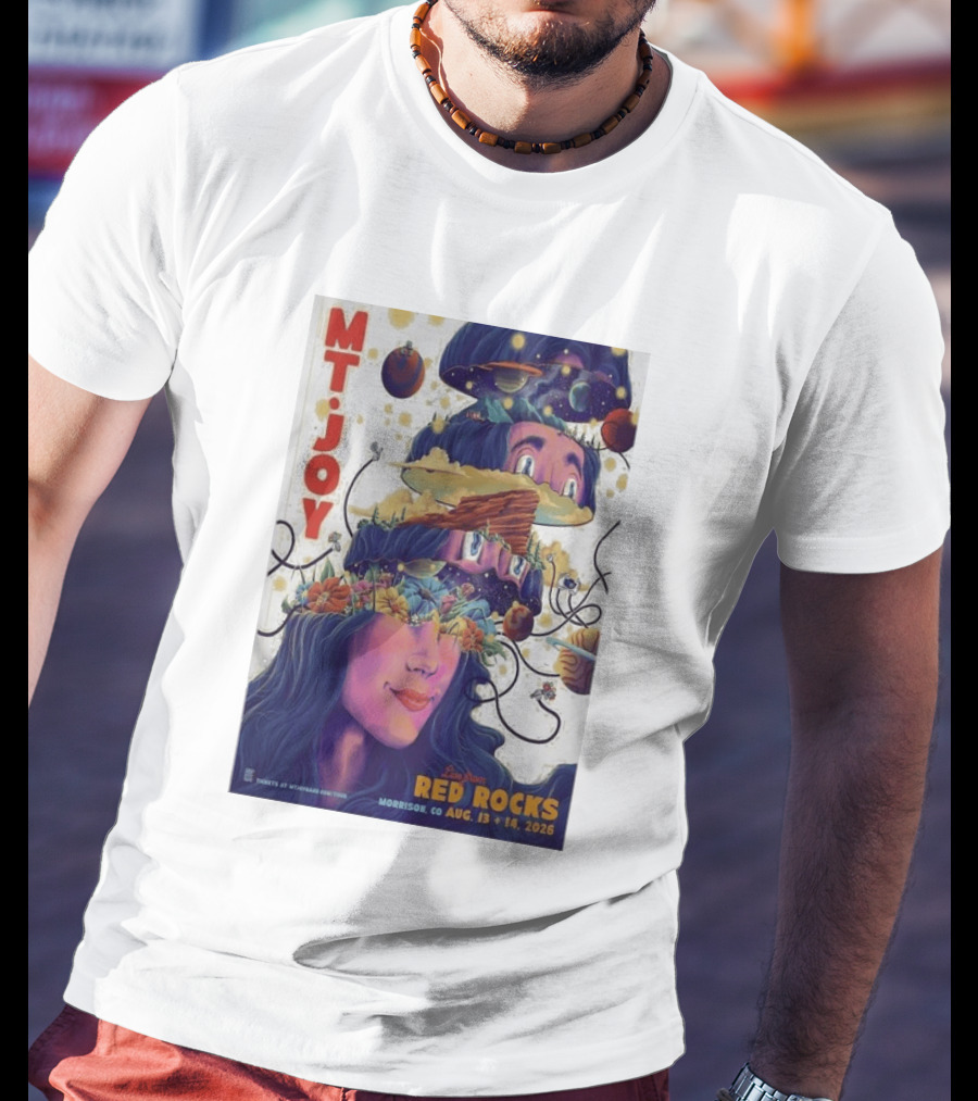 MT Joy Live At Red Rocks Morrison CO August 13 14 2026 S Tour T-Shirt