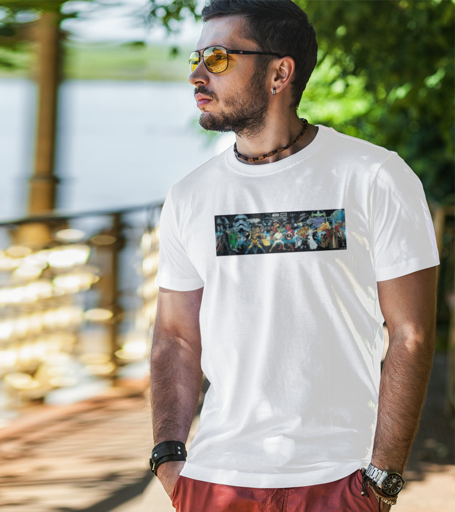 Star Wars X Marvel Hope Assembles Characters Lineup T-Shirt
