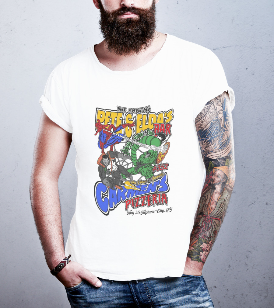 The Amazing Pete And Elda’s The Shore’s Famous Carmen’s Pizzeria T-Shirt