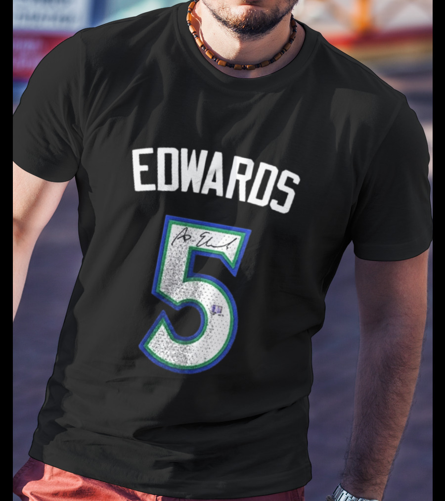Edwards 5 Signature Basketball Fan Gear T-Shirt
