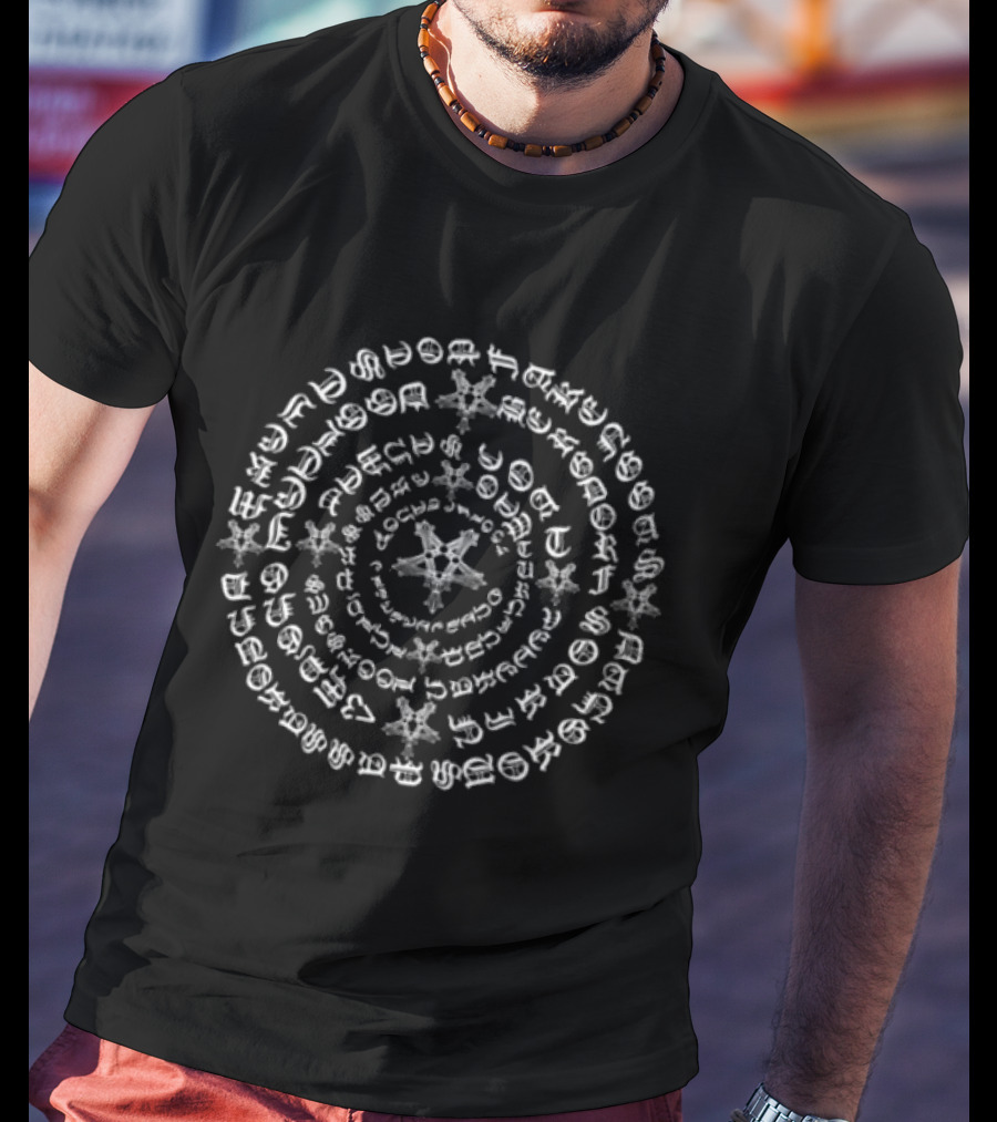 Destroy Lonely Store Circular Text Pattern No Stylist Longsleeve T-Shirt