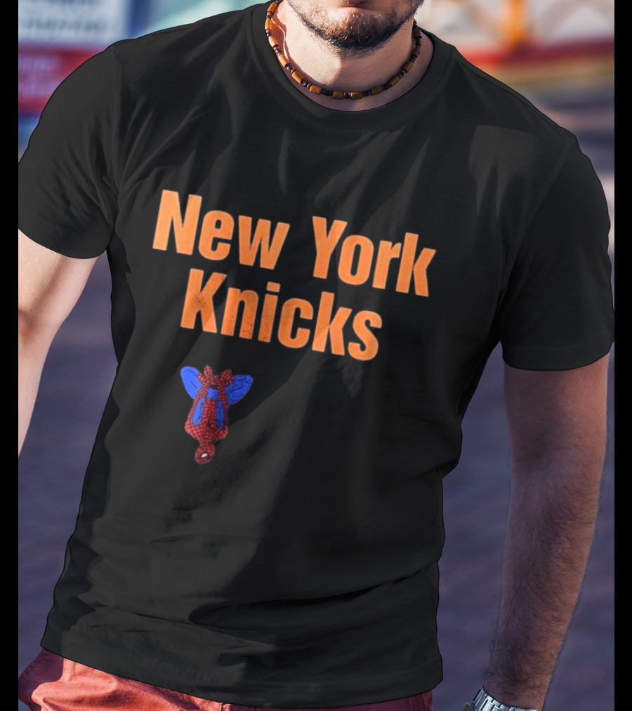 New York Knicks Spider Man Collaboration T-Shirt
