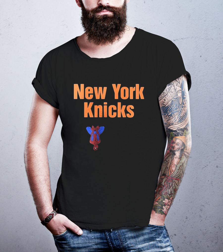 New York Knicks Spider Man Collaboration T-Shirt