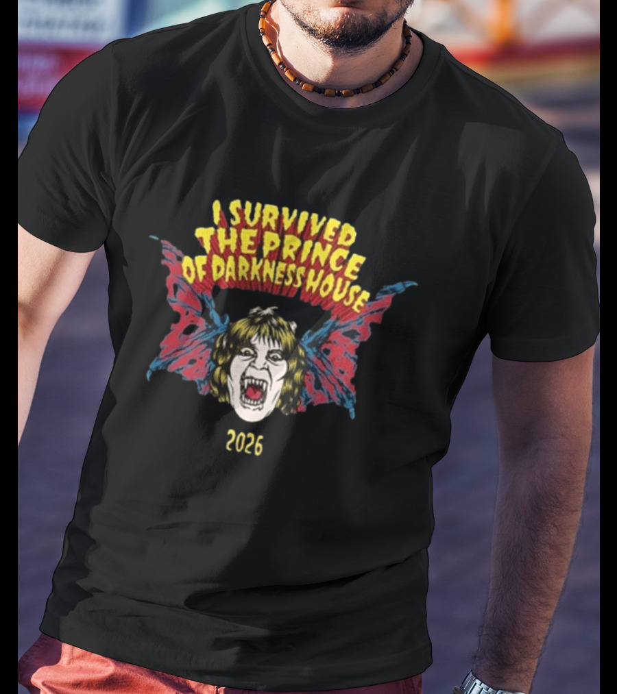I Survived The Prince Of Darkness House 2025 Bat T-Shirt