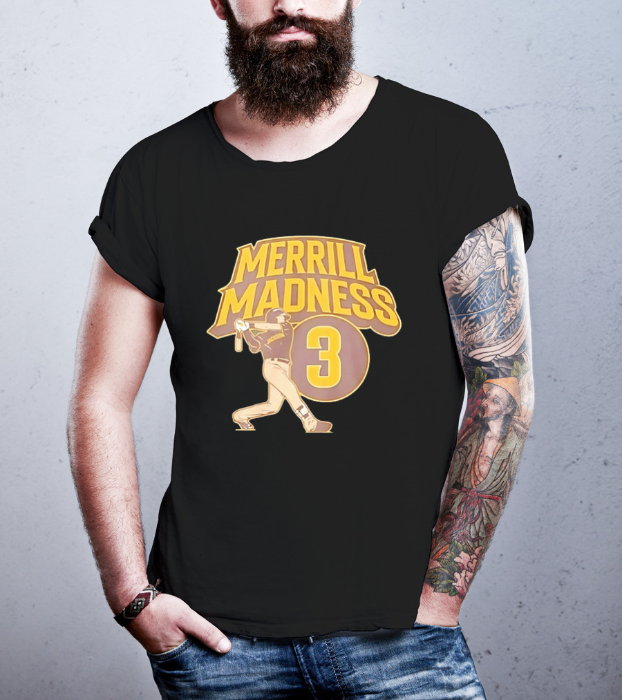 Merrill Madness 3 Jackson San Diego Padres T-Shirt