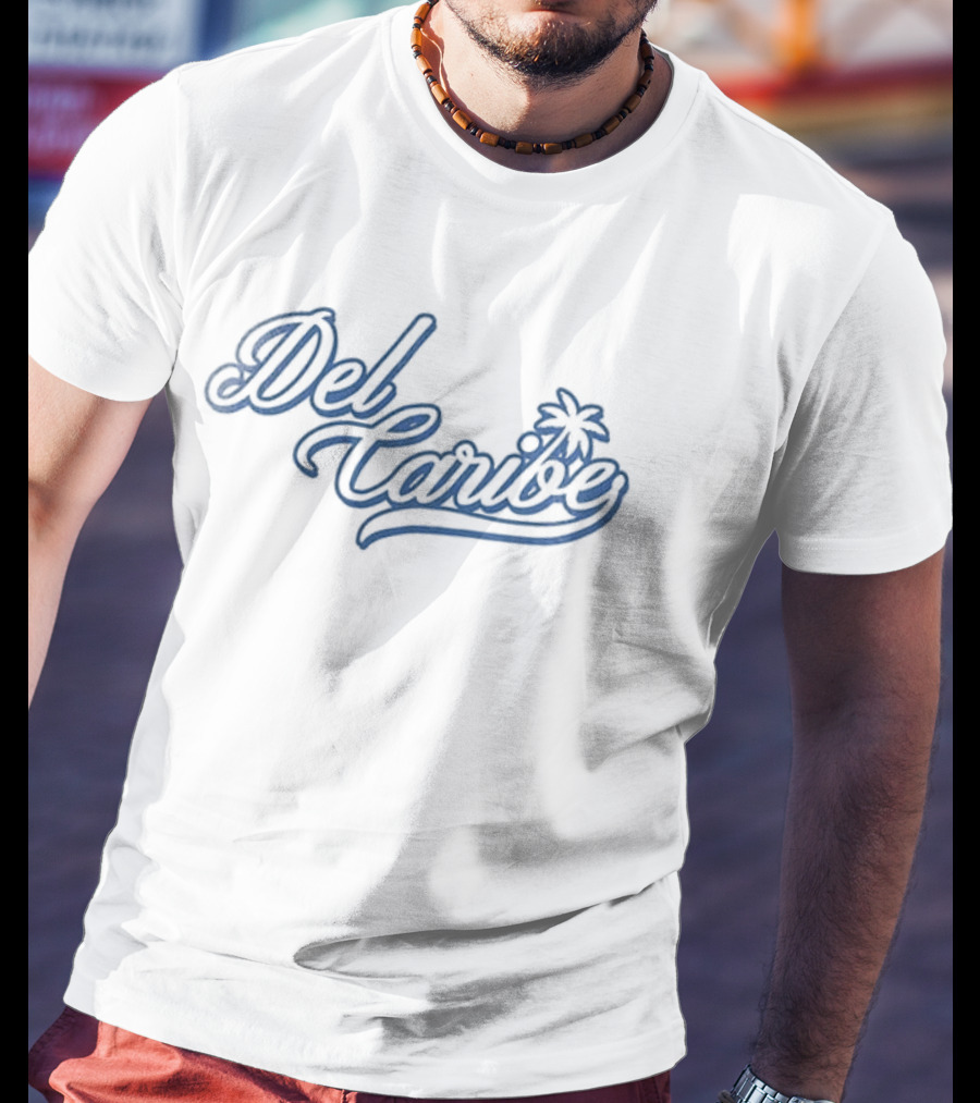 Del Caribe WHG Palm Tree Coastal T-Shirt