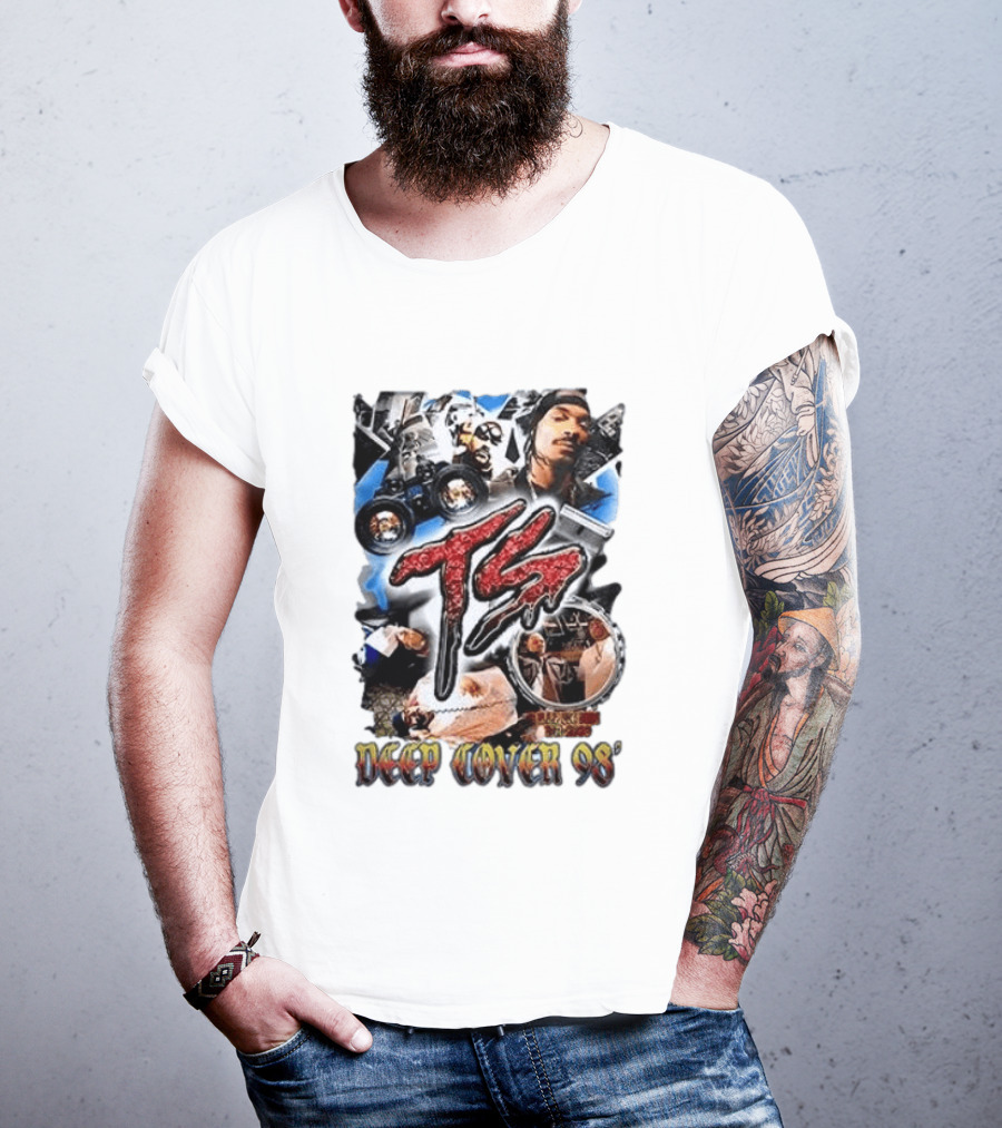 Toney Starks Deep Cover 98 RIP Big Pun 90s Rap Album Mashup T-Shirt