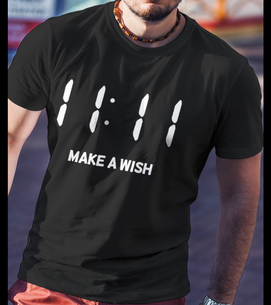 11 11 Make A Wish Numerology Manifestation Positive Thinking T-Shirt