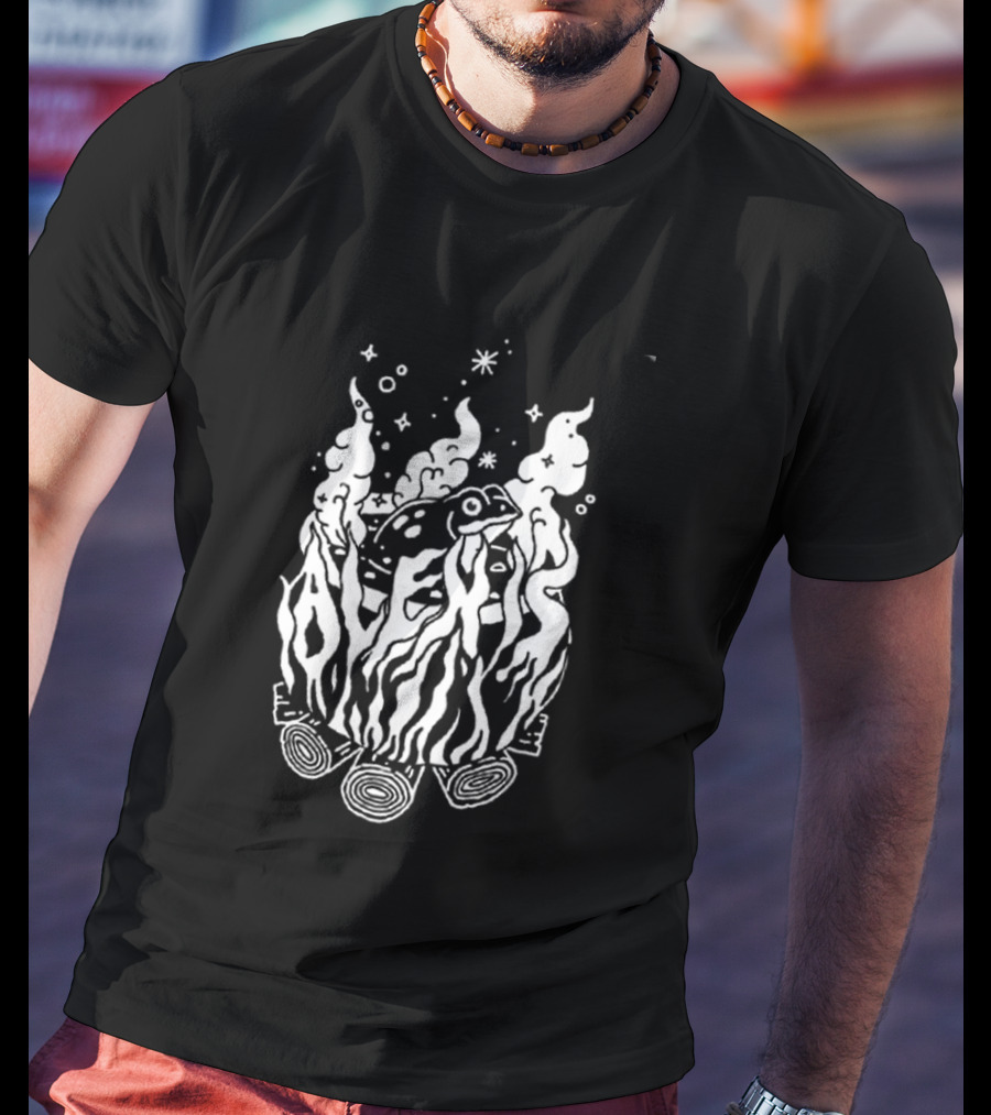 Alexisonfire Crisis 2026 Exclusive Tour 20 Years Anniversary Burning Log T-Shirt