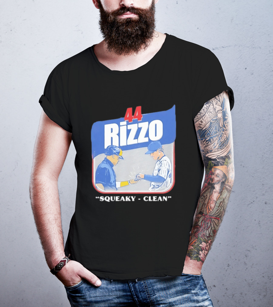 Anthony Rizzo 44 Squeaky Clean Baseball Exchange T-Shirt