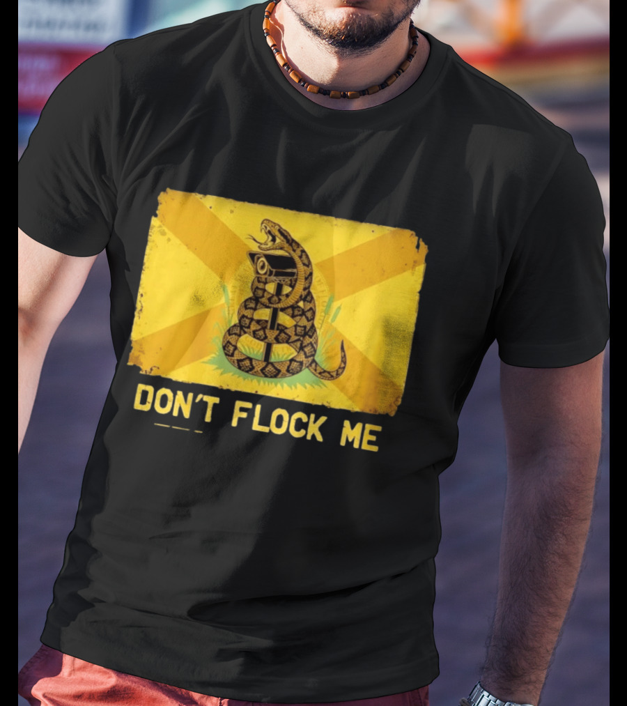 Florida Snake Surveillance Distressed Flag Don't Flock Me T-Shirt