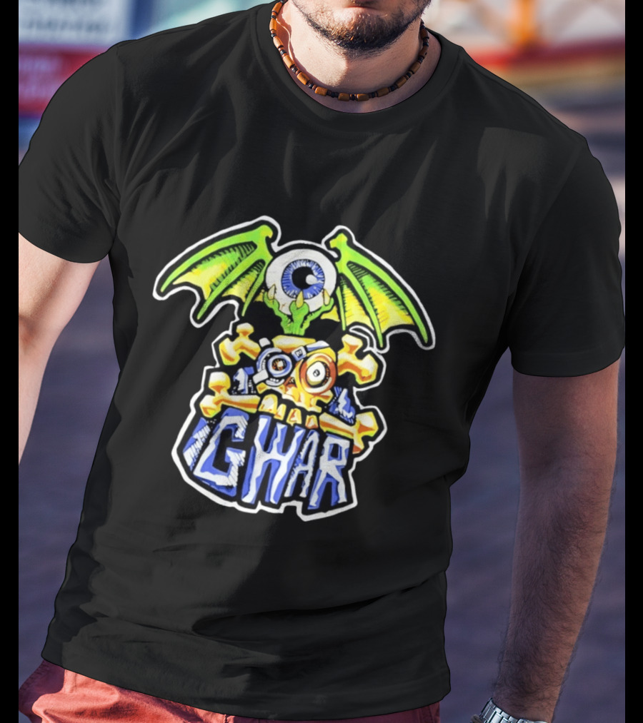Gwar Winged Eyeball Skull Heavy Metal T-Shirt