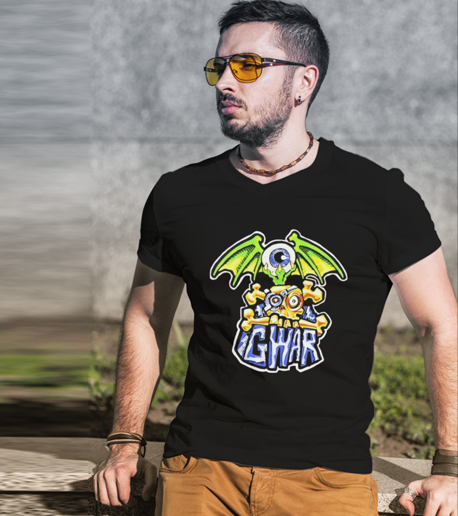 Gwar Winged Eyeball Skull Heavy Metal T-Shirt