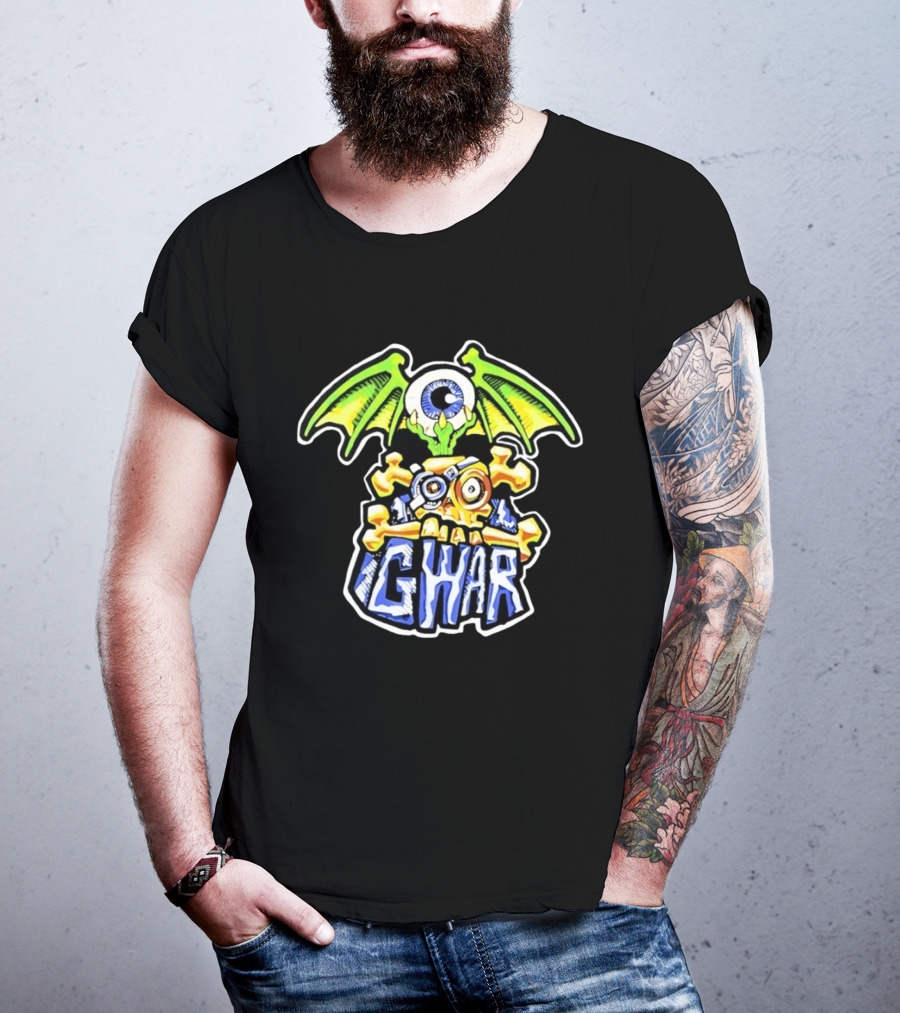 Gwar Winged Eyeball Skull Heavy Metal T-Shirt