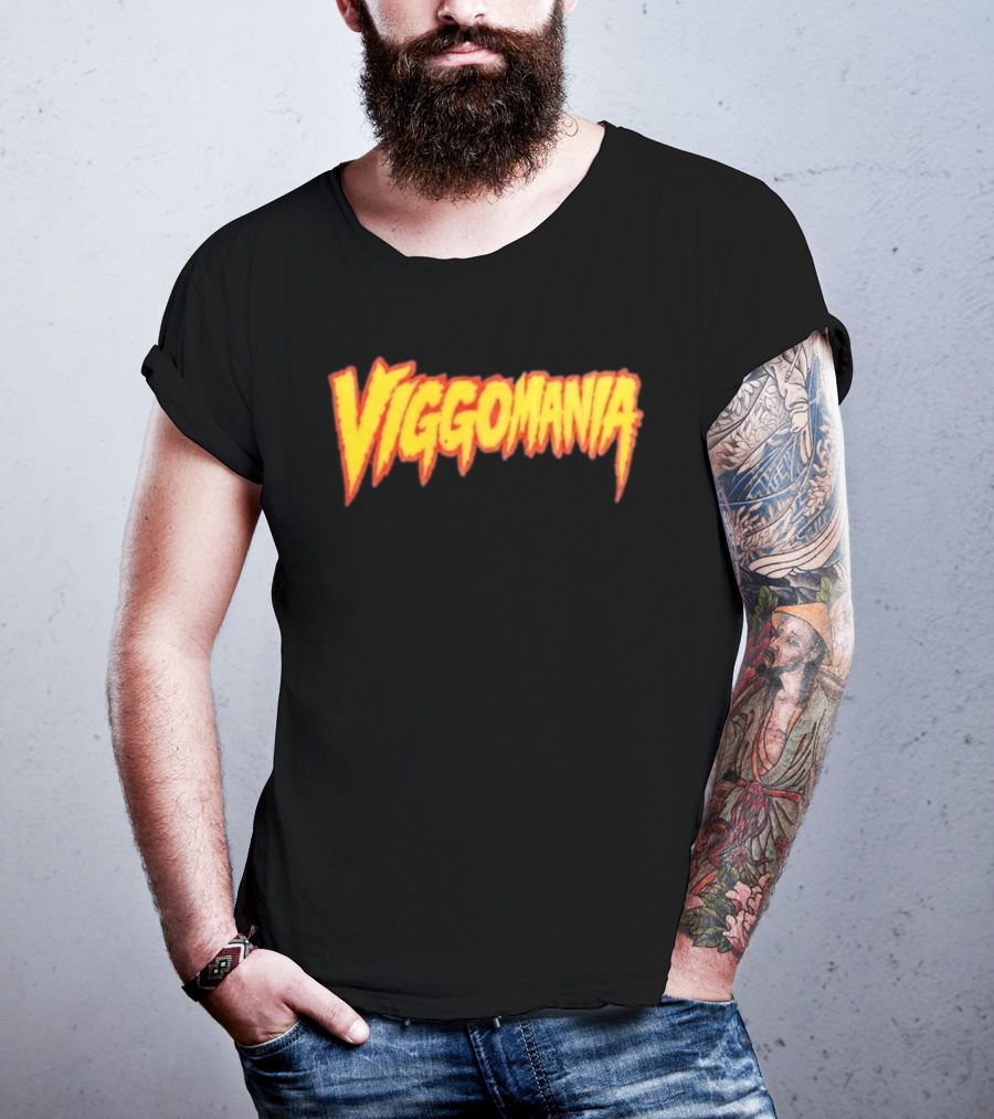 VIGGOMANIA Bold Retro Style Text Trend T-Shirt