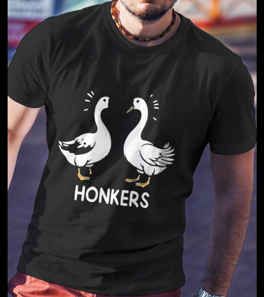Honkers Goose Duo Geese Honk Bird Humor T-Shirt