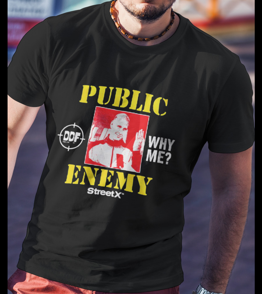 Dan Richardson Western Bulldogs Public Enemy Why Me StreetX DDF T-Shirt