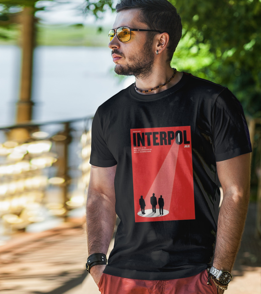 Interpol San Francisco 2026 Great American Music Hall Warfield Theatre Event Julie T-Shirt