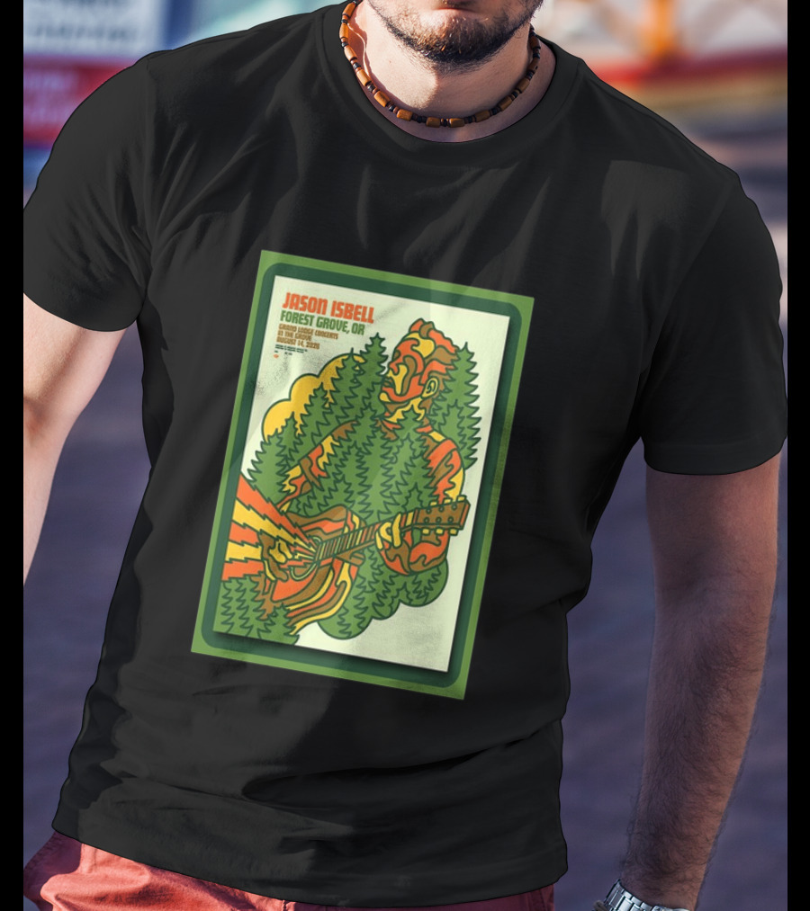 Jason Isbell Forest Grove OR Grand Lodge Concerts Aug 14 2026 T-Shirt