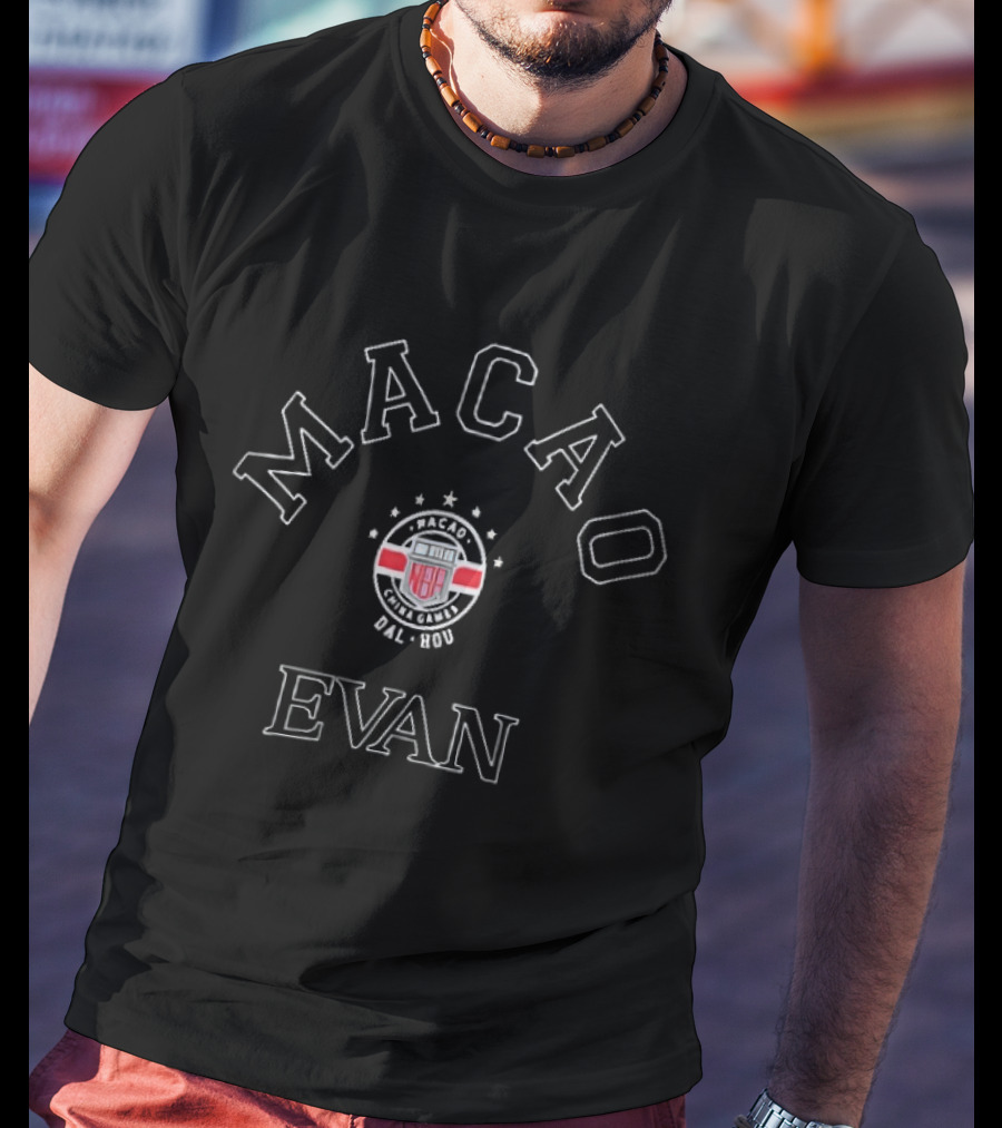 Evan Fournier Macao China Games Dallas Mavericks Houston Rockets NBA T-Shirt
