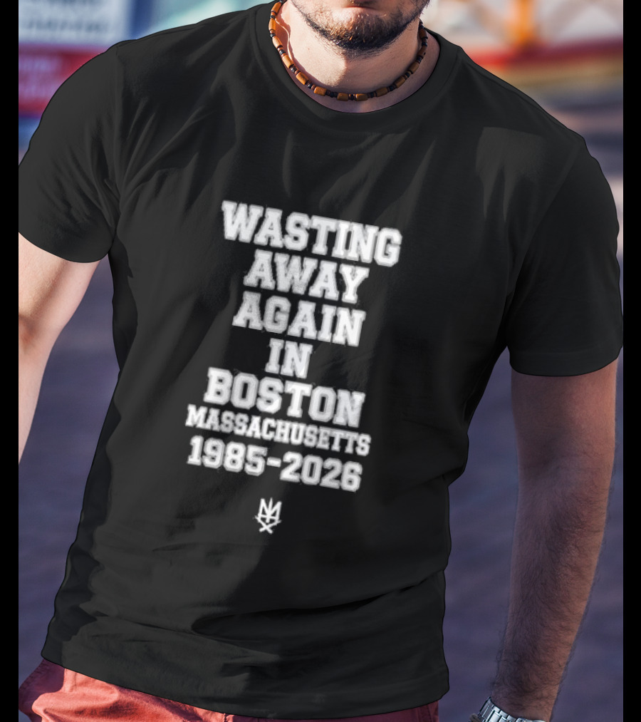 Slapshot Wasting Away Again In Boston Massachusetts 1985 2026 T-Shirt