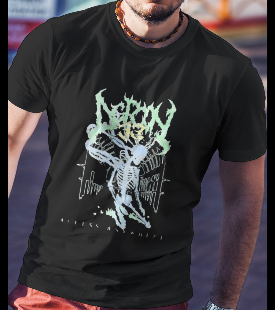 Neron 13 Skeleton Access Anywhere Metal Band T-Shirt