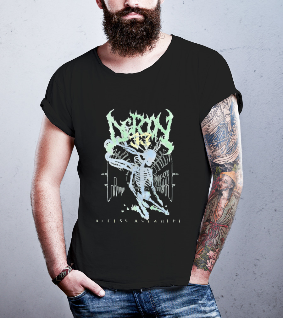 Neron 13 Skeleton Access Anywhere Metal Band T-Shirt