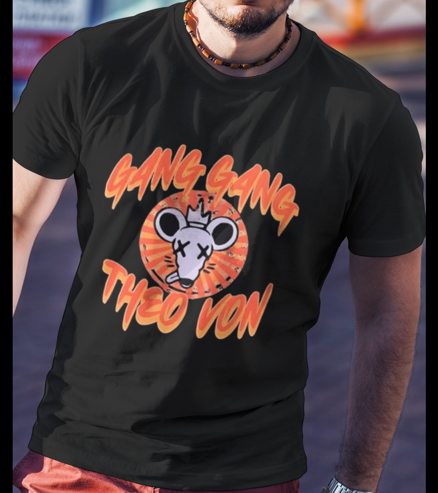 Theo Von Gang Gang Rat Comedy Podcast T-Shirt