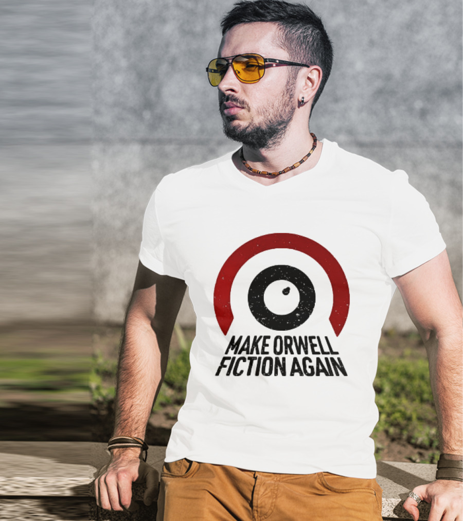 Carl's Tutoring Service Make Orwell Fiction Again Billions And Billions Open Minds Welcome T-Shirt