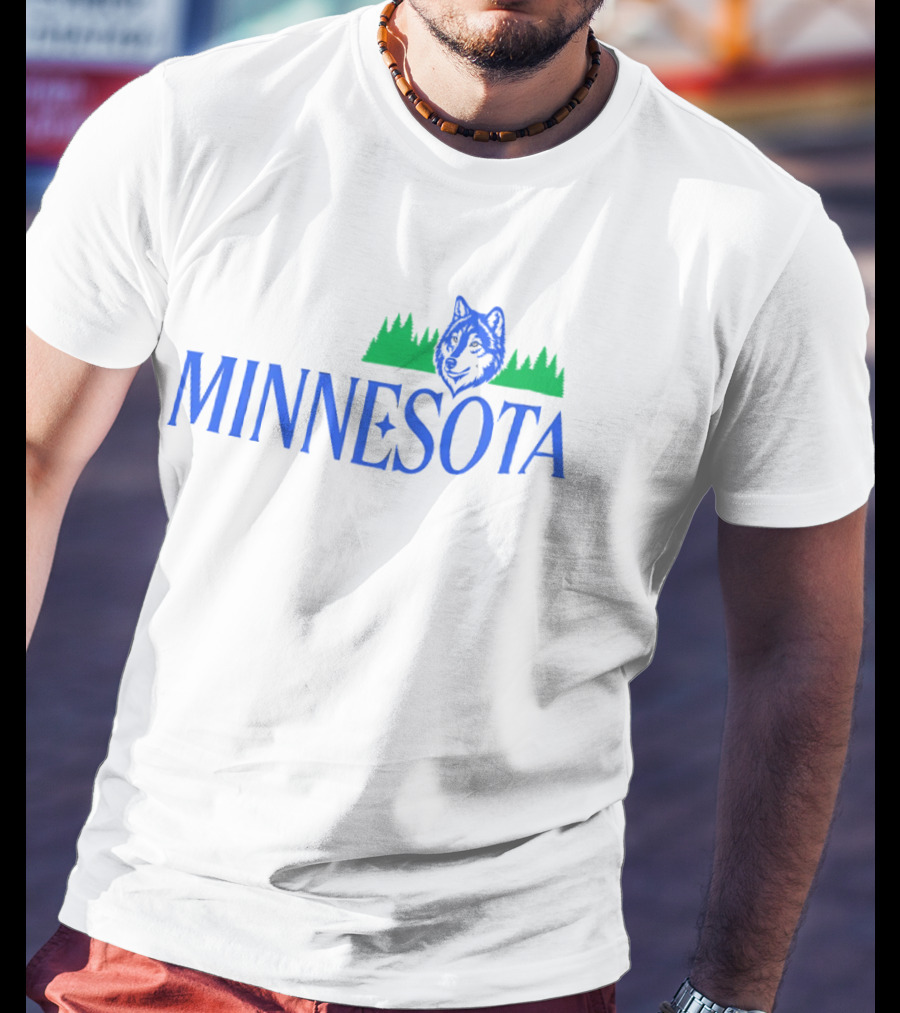 Minnesota Timberwolves Wolf Forest T-Shirt