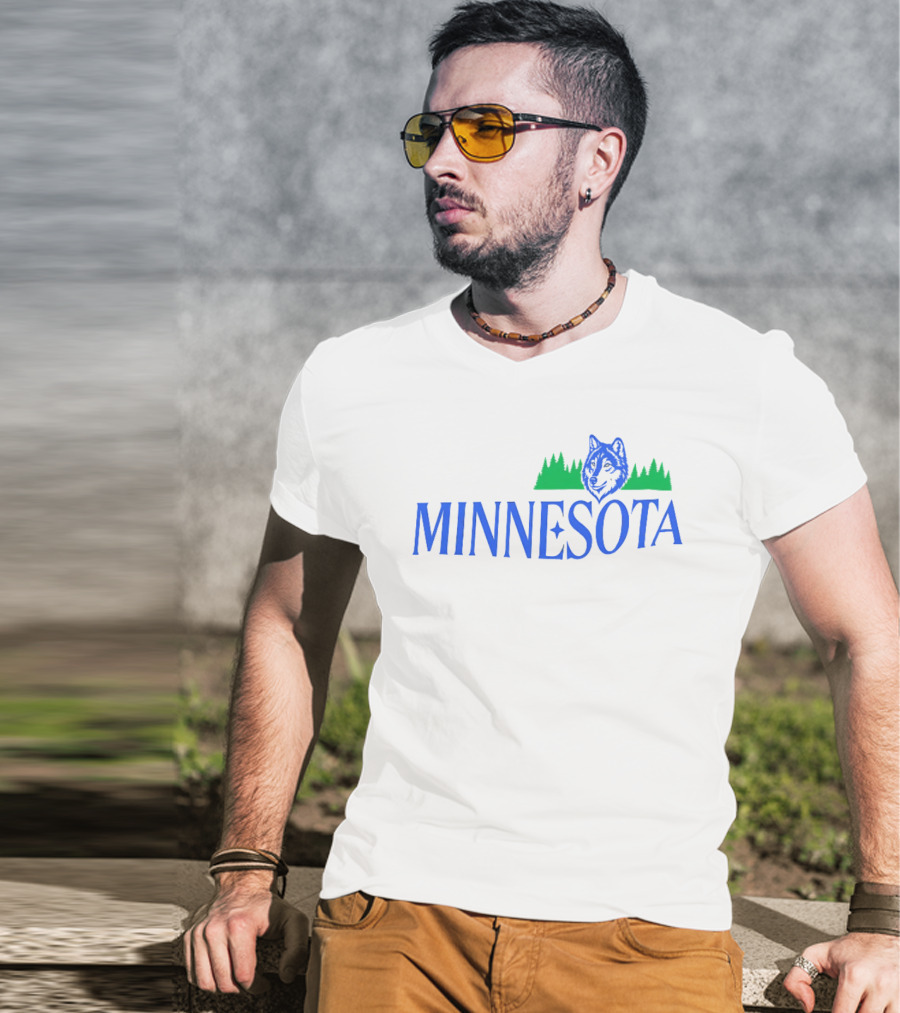 Minnesota Timberwolves Wolf Forest T-Shirt