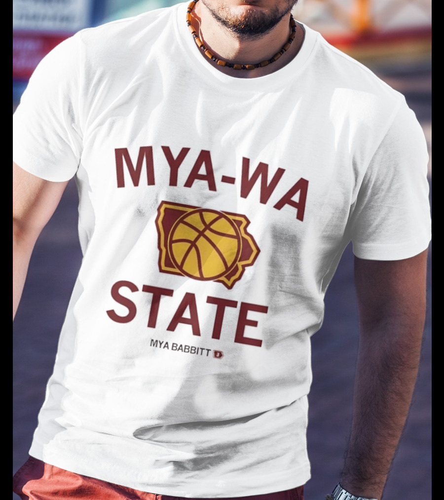 Mya Wa State Basketball NCAA Mya Babbitt T-Shirt