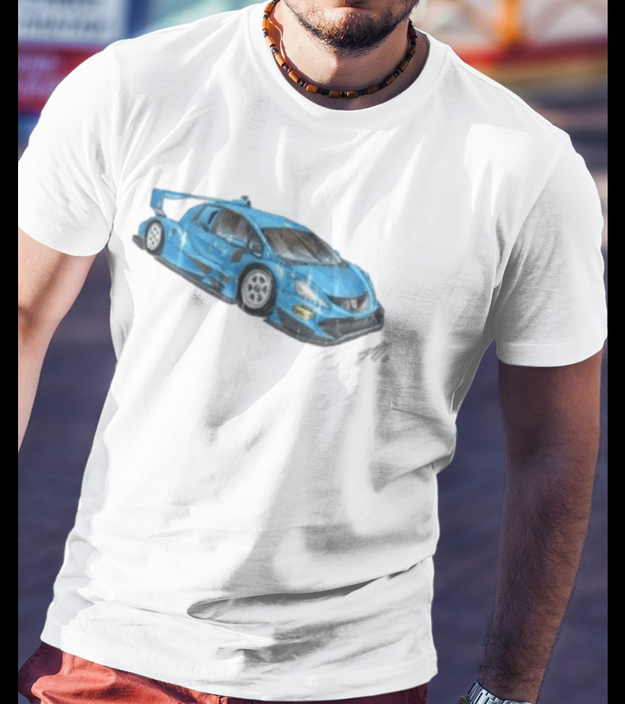 Grent Perez Store Fih Blue Racing Car T-Shirt