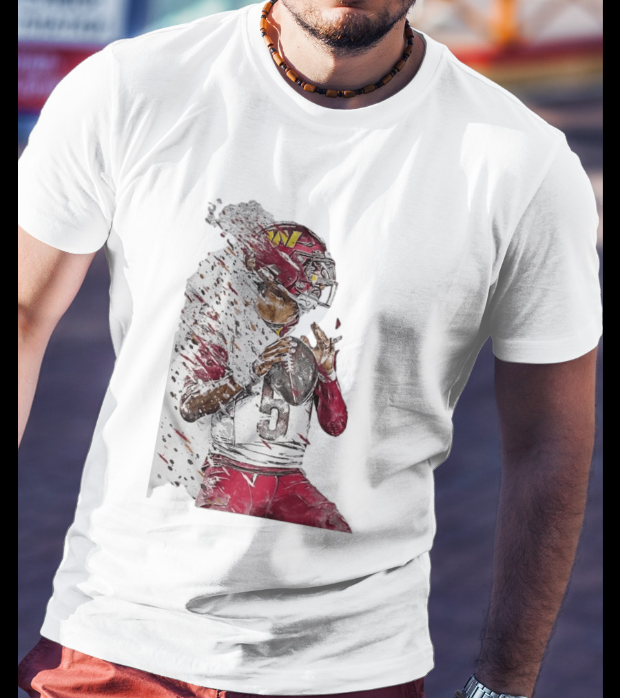 Jayden Daniels Washington Commanders Quarterback Football T-Shirt